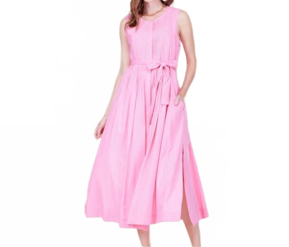 NEW JOY JOY the tickled party midi dress in bubblegum pink